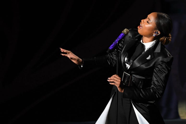 Jennifer Hudson performs during the 91st Academy Awards at the Dolby Theatre. Jennifer Hudson performs during the 91st Academy Awards at the Dolby Theatre.