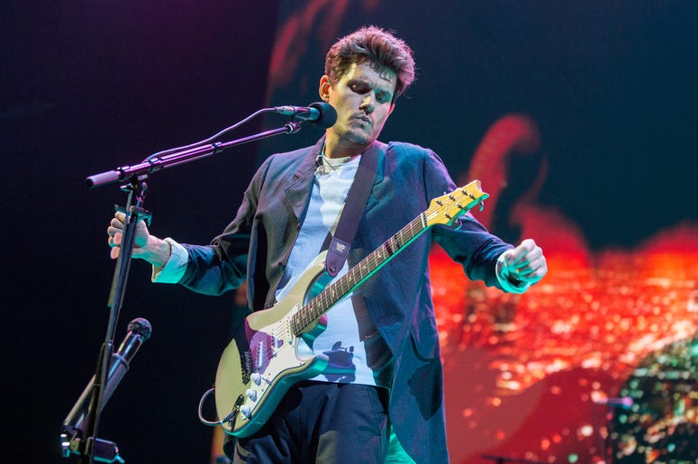 John Mayer at United Center during The Search For Everything Tour on April 11, 2017, in Chicago, Illinois John Mayer at United Center during The Search For Everything Tour on April 11, 2017, in Chicago, Illinois