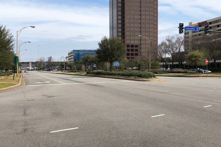 Waterside Drive at 3:30 in the afternoon!