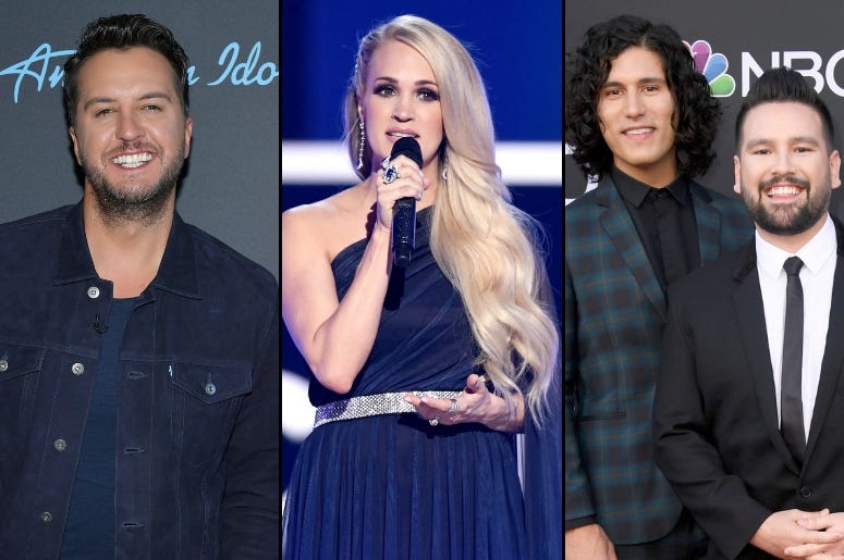 Luke Bryan, Carrie Underwood, Dan and Shay Luke Bryan, Carrie Underwood, Dan and Shay