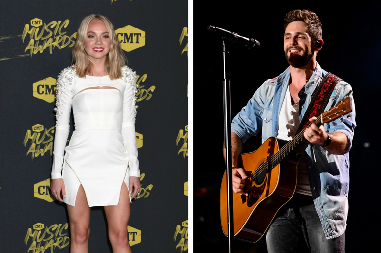 Danielle Bradbery and Thomas Rhett Danielle Bradbery and Thomas Rhett