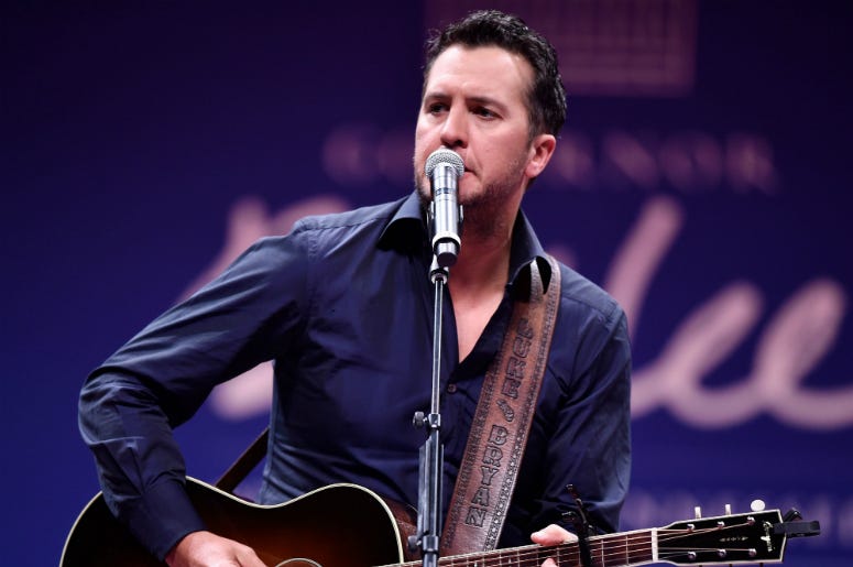 Luke Bryan performs during the First Couple's Inaugural Dinner and Ball Luke Bryan performs during the First Couple's Inaugural Dinner and Ball