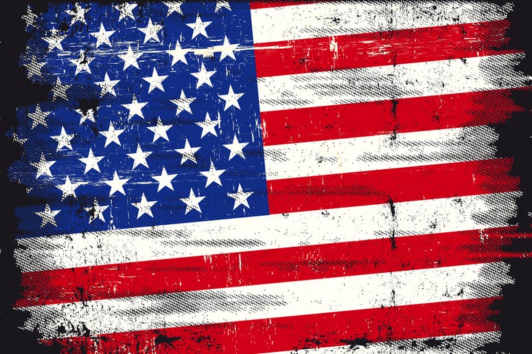Faded American Flag Faded American Flag