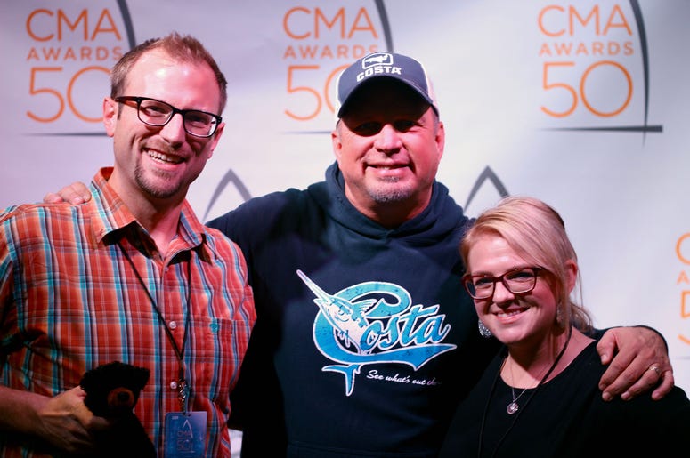 Garth Brooks with Clay & Corie Garth Brooks with Clay & Corie