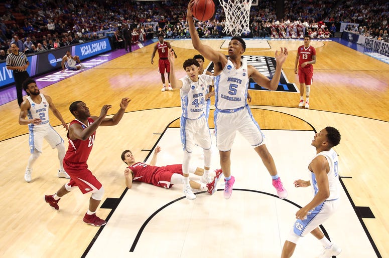 NCAA Basketball: NCAA Tournament-Second Round-Arkansas vs North Carolina NCAA Basketball: NCAA Tournament-Second Round-Arkansas vs North Carolina
