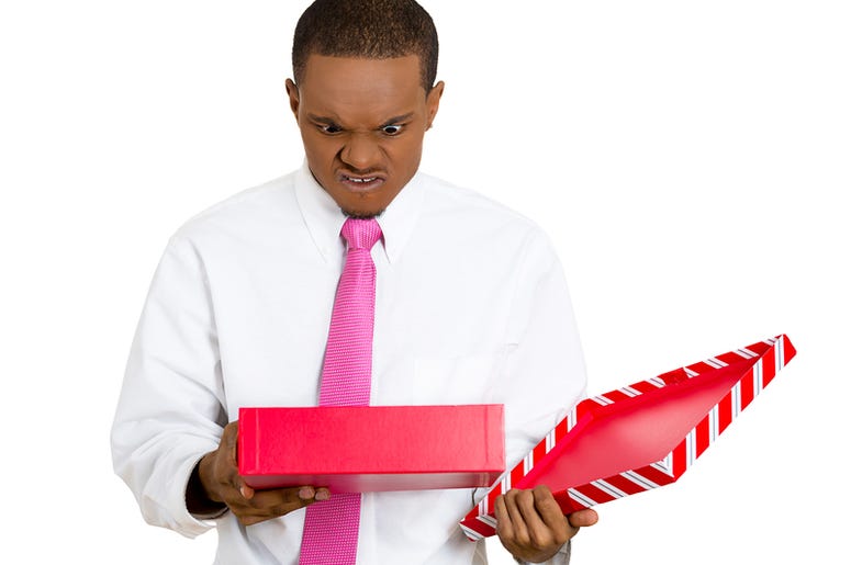 Man Receives Bad Gift Man Receives Bad Gift
