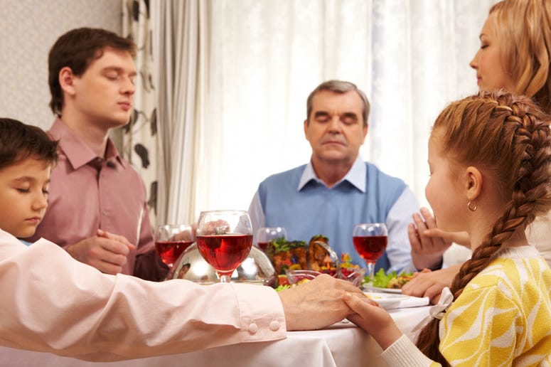 Family Dinner Prayer Family Dinner Prayer