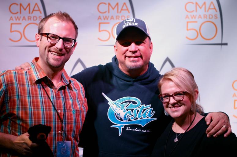 Garth Brooks with Clay & Corie Garth Brooks with Clay & Corie