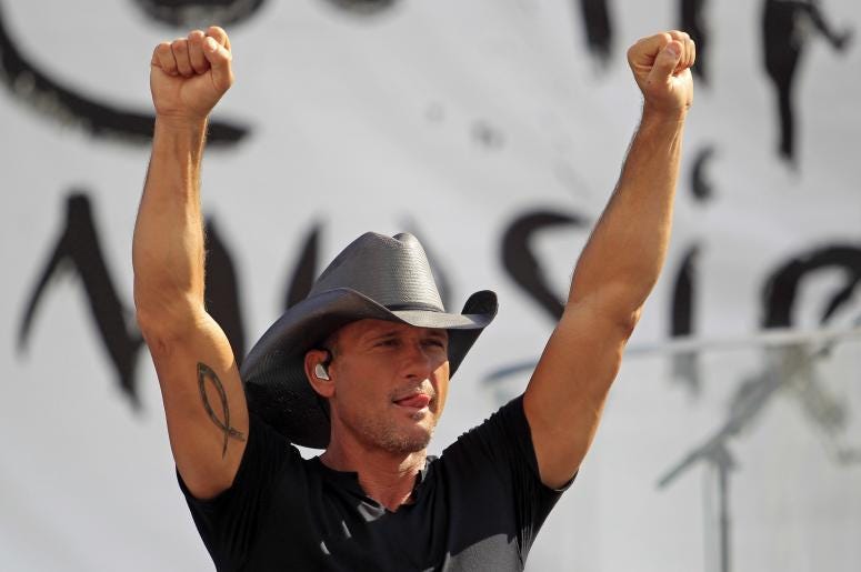 Tim McGraw in concert Tim McGraw in concert