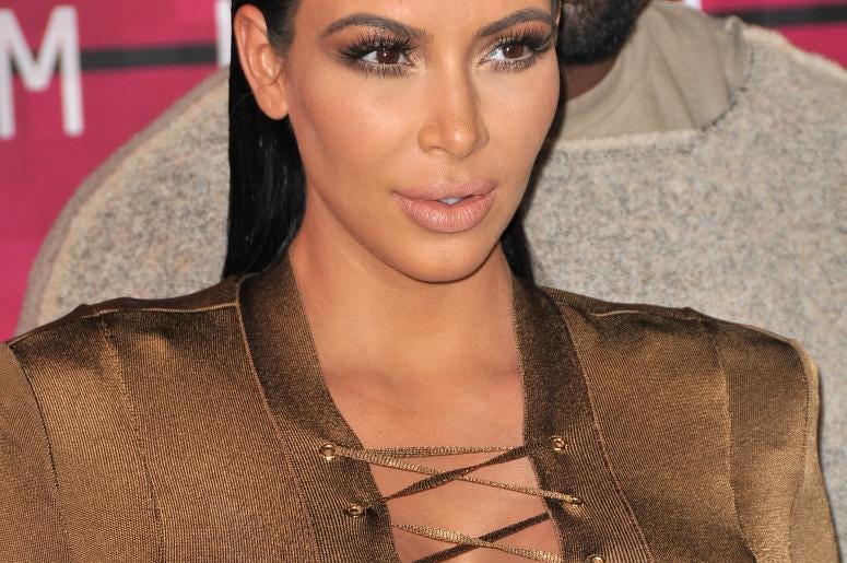 Kim Kardashian at the 2015 MTV Video Music Awards Kim Kardashian at the 2015 MTV Video Music Awards