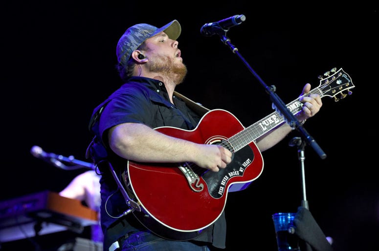Luke Combs performs onstage during the 2019 Stagecoach Festival at Empire Polo Field on April 27, 2019 in Indio, California Luke Combs performs onstage during the 2019 Stagecoach Festival at Empire Polo Field on April 27, 2019 in Indio, California