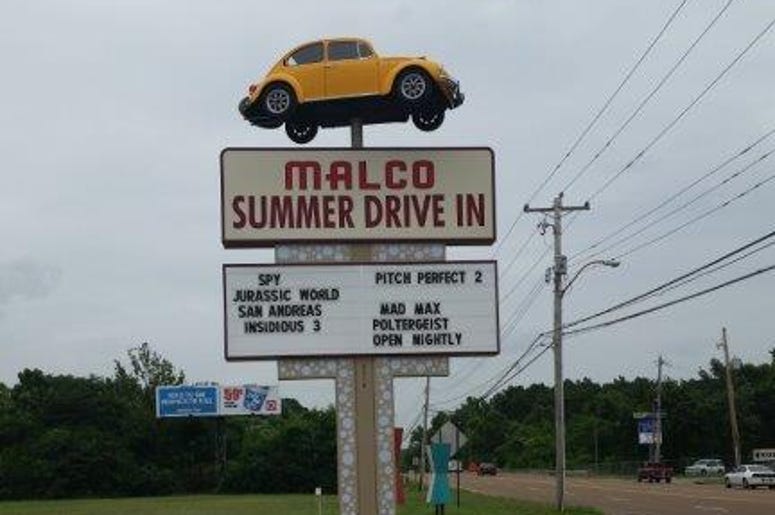 Malco Drive In Memphis
