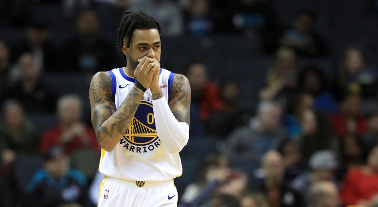 D'Angelo Russell at the Charlotte Hornets