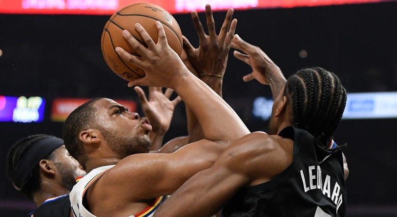 Omari Spellman Kawhi Leonard