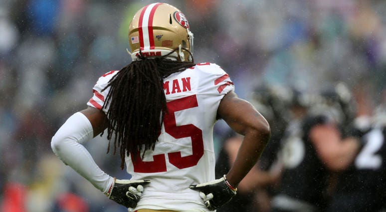 Sherman sprains knee