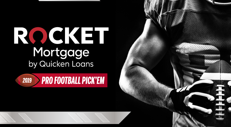 Rocket Mortgage by Quicken Loans 2019 Pro Football Pick'Em Rocket Mortgage by Quicken Loans 2019 Pro Football Pick'Em