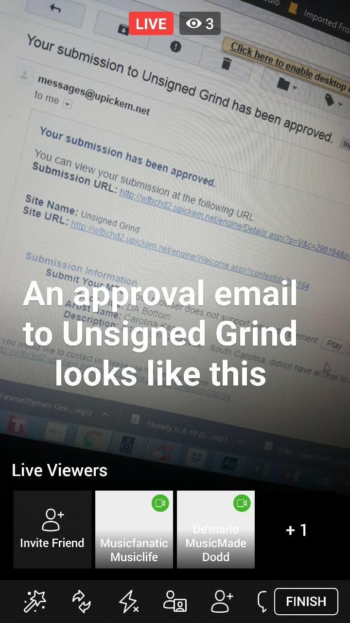 This is what a approval email looks like JJ Solomon