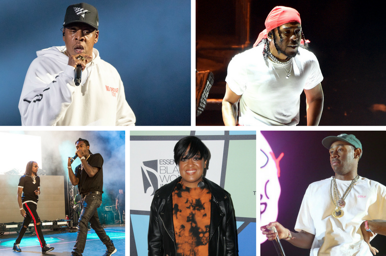 JAY-Z, Kendrick Lamar, Migos, Rapsody, Tyler, The Creator JAY-Z, Kendrick Lamar, Migos, Rapsody, Tyler, The Creator