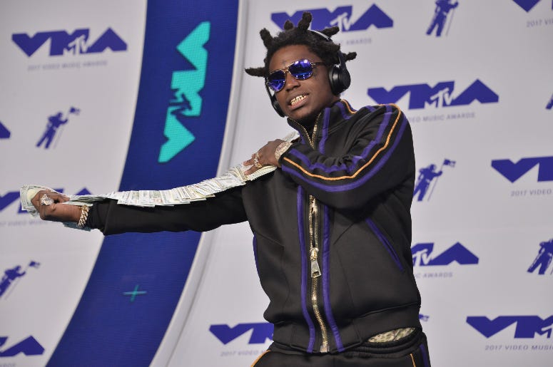 Kodak Black at the 2017 MTV Video Music Awards held at The Forum on August 27, 2017 in Inglewood, CA, USA Kodak Black at the 2017 MTV Video Music Awards held at The Forum on August 27, 2017 in Inglewood, CA, USA