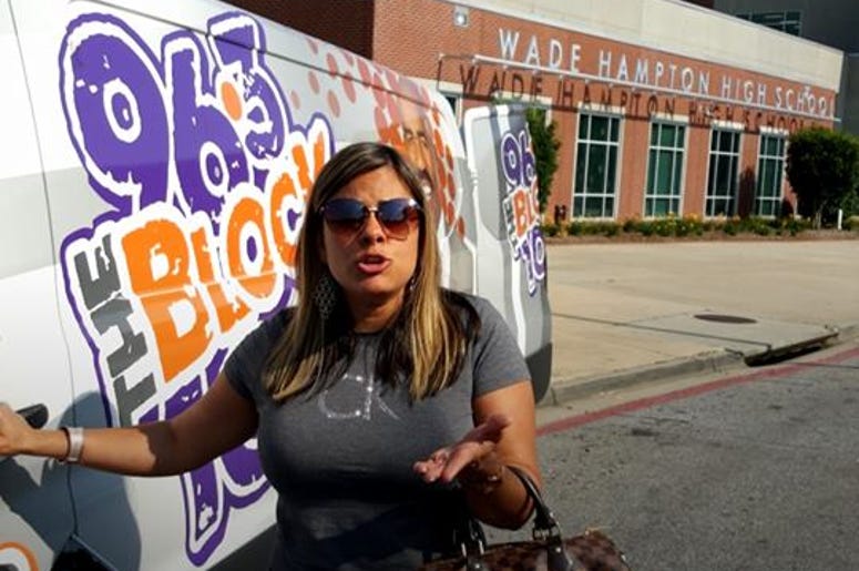 Kelly Mac was at the God Baller Event at Wade Hampton High School on Sat July 23rd Kelly Mac live and local at Wade Hampton High School