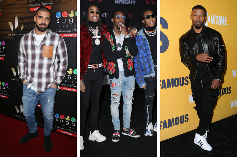 Drake, Migos, and Jamie Foxx Drake, Migos, and Jamie Foxx