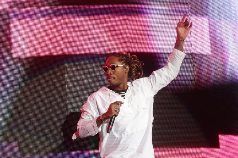Future performs on the Coachella Stage during the first weekend of the 2017 Coachella Valley Music and Arts Festival in Indio, California on Saturday April 15, 2017. Future performs on the Coachella Stage during the first weekend of the 2017 Coachella Valley Music and Arts Festival in Indio, California on Saturday April 15, 2017.