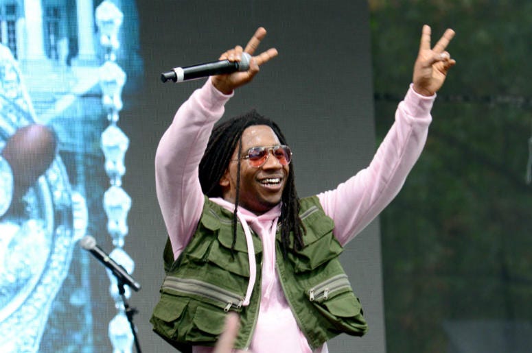 Lil B performs onstage during the 2018 Made In America Festival - Day 2 at Benjamin Franklin Parkway on September 2, 2018 in Philadelphia, Pennsylvania. Lil B performs onstage during the 2018 Made In America Festival - Day 2 at Benjamin Franklin Parkway on September 2, 2018 in Philadelphia, Pennsylvania.