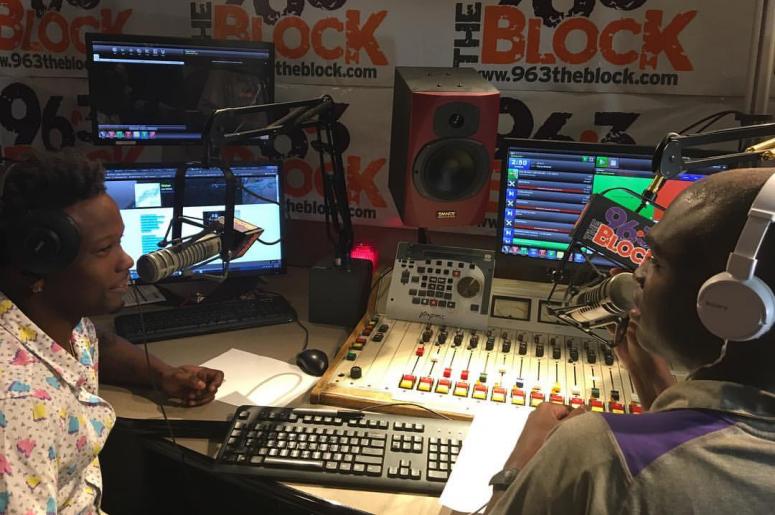 Joe Gifted chats with JJ Solomon about "Water" on 6/15 in the Rimtyme Studios of The Block Joe Gifted chats with JJ Solomon about "Water" on 6/15 in the Rimtyme Studios of The Block
