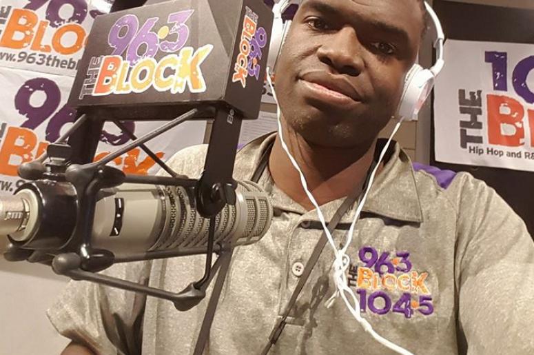 JJ Solomon in the Block Studios at 25 Garlington Road JJ Solomon in the Rimtyme of Greenville Studios of The Block 96-3 in Greenville, 104-5 in Spartanburg