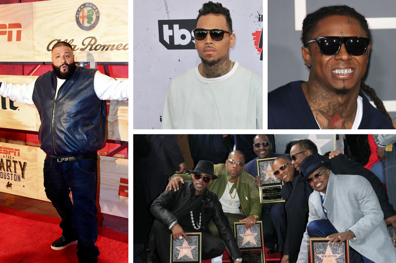 DJ Khaled, New Edition, Chris Brown, Lil Wayne DJ Khaled, New Edition, Chris Brown, Lil Wayne