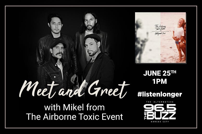 Win a Virtual Meet and Greet with Mikel of Airborne Toxic Event