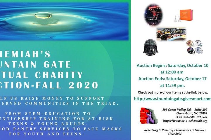 Nehemiah Virtual Auction