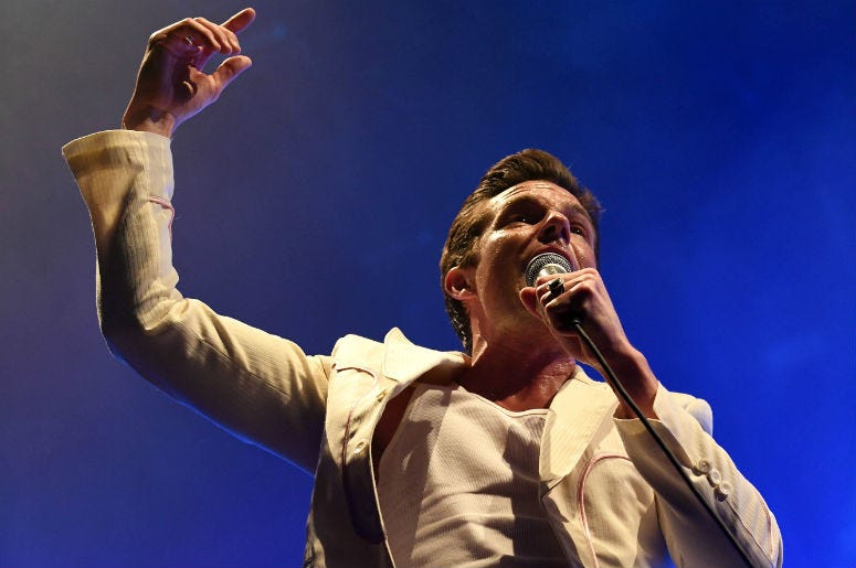 Brandon Flowers of The Killers Brandon Flowers of The Killers