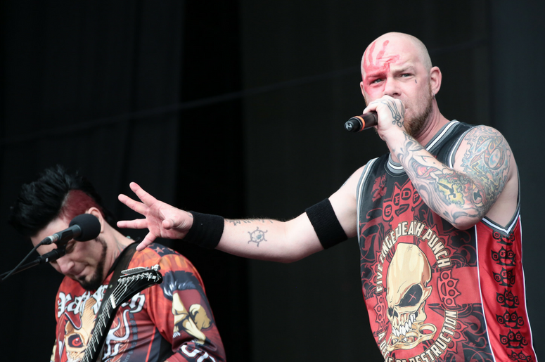 Ivan Moody of Five Finger Death Punch Ivan Moody of Five Finger Death Punch