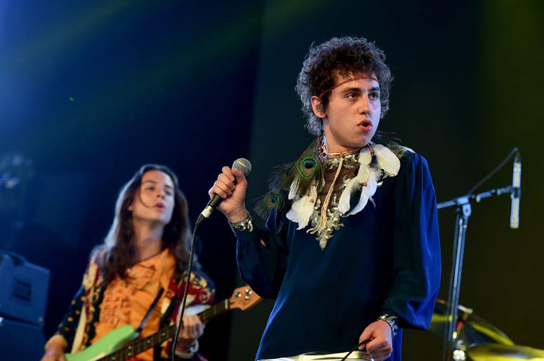 Josh Kiszka of Greta Van Fleet perform onstage Josh Kiszka of Greta Van Fleet perform onstage