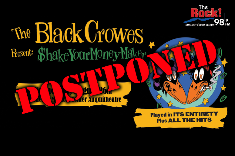 The Black Crowes- Postponed