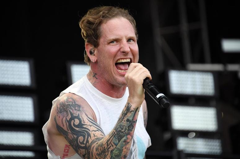 Corey Taylor of Stone Sour performs Corey Taylor of Stone Sour performs