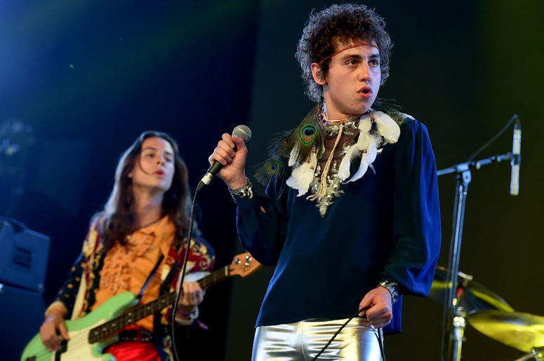 Josh Kiszka of Greta Van Fleet perform onstage Josh Kiszka of Greta Van Fleet perform onstage