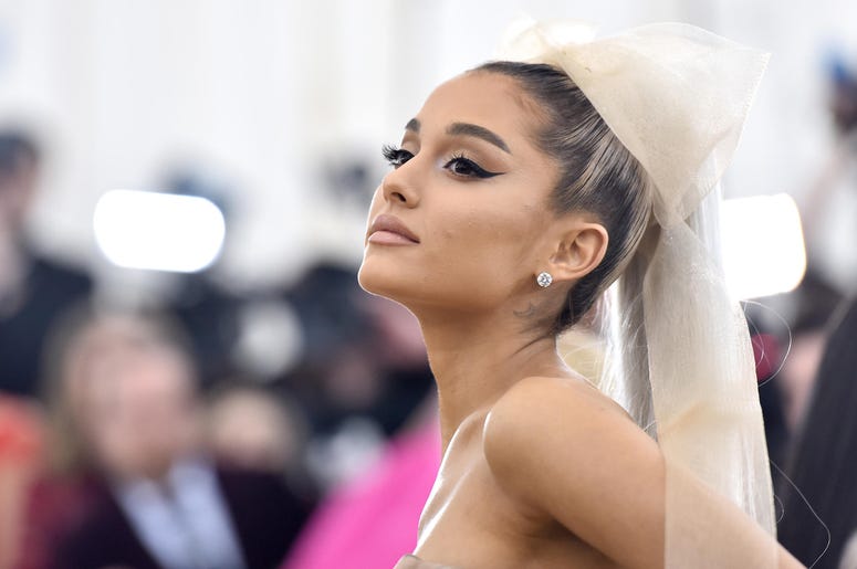 Ariana Grande walking the red carpet at The Metropolitan Museum of Art Ariana Grande walking the red carpet at The Metropolitan Museum of Art