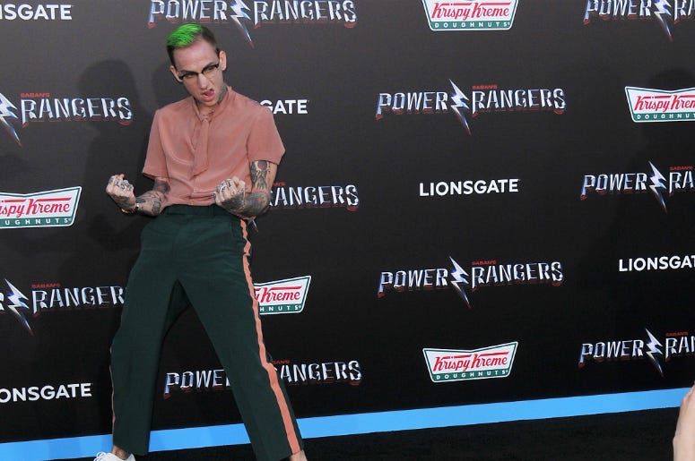 Blackbear arrives at "Saban's Power Rangers" Los Angeles Premiere held at The Village Theatre in Westwood, CA on Wednesday, March 22, 2017. Blackbear arrives at "Saban's Power Rangers" Los Angeles Premiere held at The Village Theatre in Westwood, CA on Wednesday, March 22, 2017.