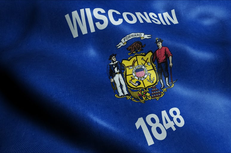 wisconsin flag fly