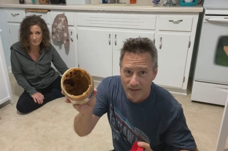 peanut butter jar