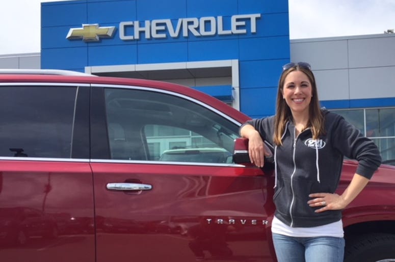 Elizabeth Kay with Chevy Elizabeth Kay with Chevy