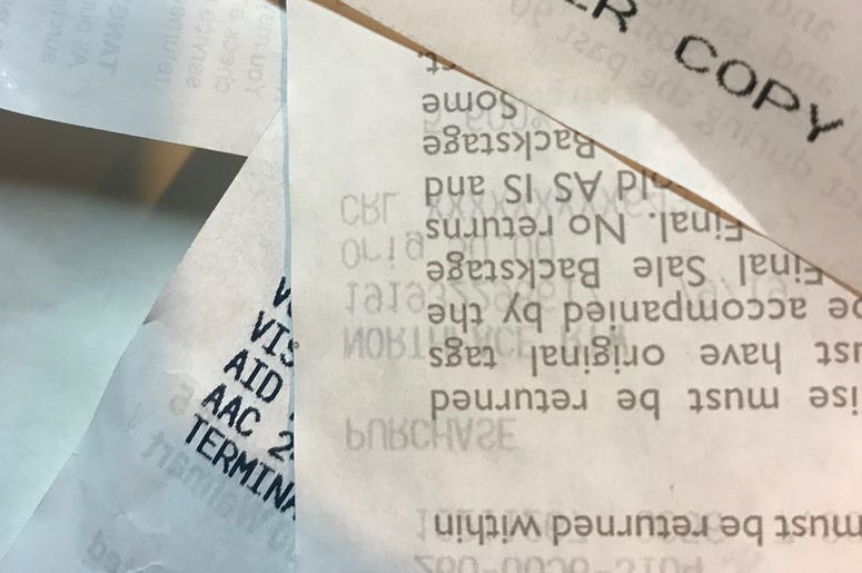 receipt