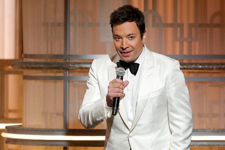 Jimmy Fallon hosting Golden Globes