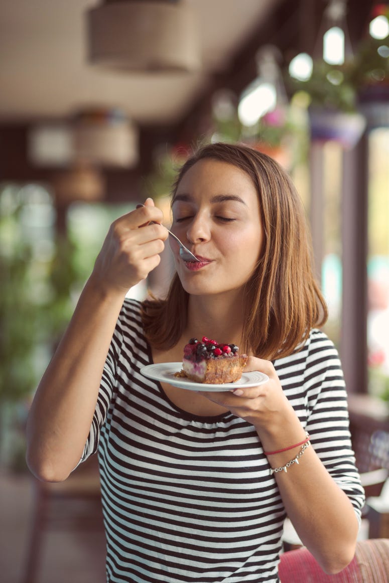 eating pie