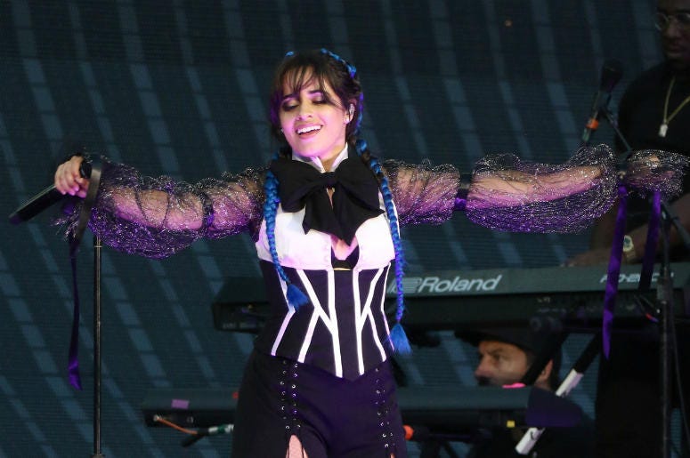 Camila Cabello 7/20/2018 - Camila Cabello opens for Taylor Swift on her Reputation Stadium Tour at MetLife Stadium in New Jersey.