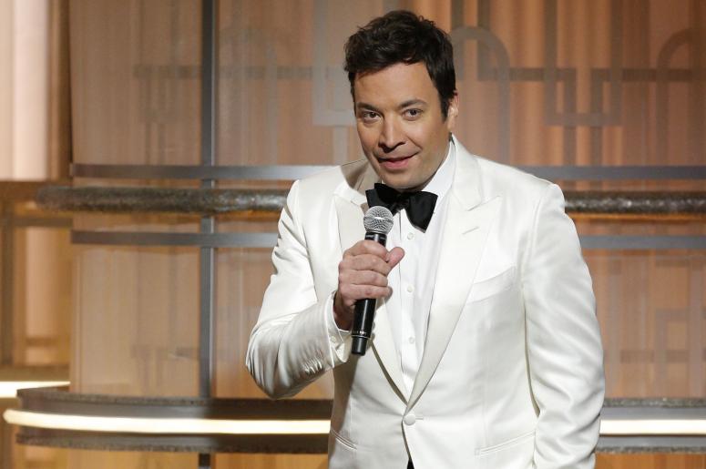 Jimmy Fallon hosting Golden Globes