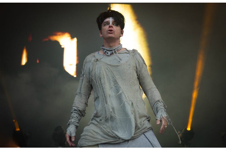 Gary Numan performs live on stage on day 2 of Bluedot Festival Gary Numan performs live on stage on day 2 of Bluedot Festival