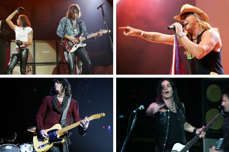 Ratt, Poison, Warrant, Cinderella Ratt, Poison, Warrant, Cinderella